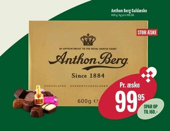 Min Købmand Anthon Berg Guldæske tilbud