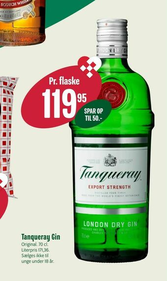 Min Købmand Tanqueray Gin tilbud