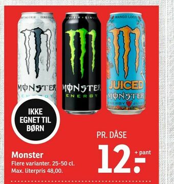 SPAR Monster tilbud