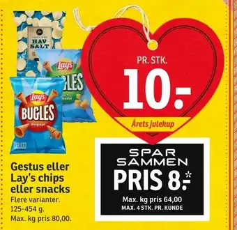 Gestus eller Lay's chips eller snacks