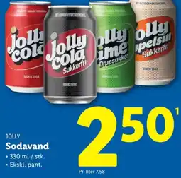Lidl JOLLY Sodavand tilbud