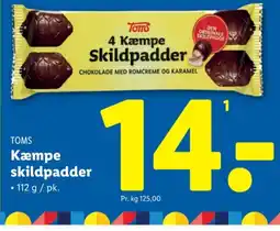 Lidl TOMS Kæmpe skildpadder tilbud