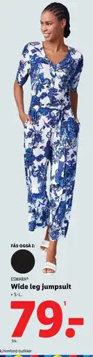 Lidl ESMARA® Wide leg jumpsuit tilbud