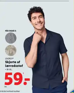 Lidl LIVERGYⓇ Skjorte af lærredsstof tilbud
