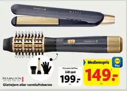 Lidl REMINGTON Glattejern eller varmluftsbørste tilbud