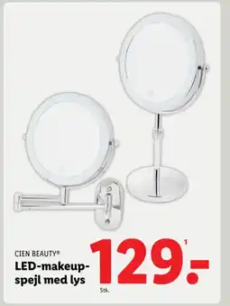 Lidl CIEN BEAUTYⓇ LED-makeup- spejl med lys tilbud