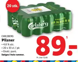 Lidl CARLSBERG Pilsner tilbud