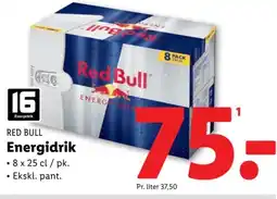 RED BULL Energidrik