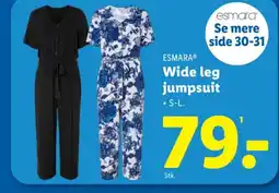 Lidl ESMARA® Wide leg jumpsuit tilbud