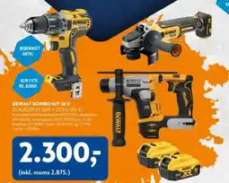 Davidsen DEWALT KOMBO KIT 18 V tilbud