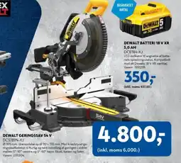 Davidsen DEWALT GERINGSSAV 54 V DCS781N-XJ tilbud