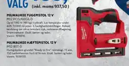 Davidsen MILWAUKEE FUGEPISTOL 12 V tilbud