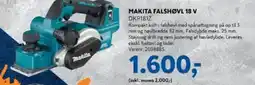 Davidsen MAKITA FALSHØVL 18 V DKP181Z tilbud