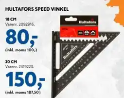 Davidsen HULTAFORS SPEED VINKEL tilbud
