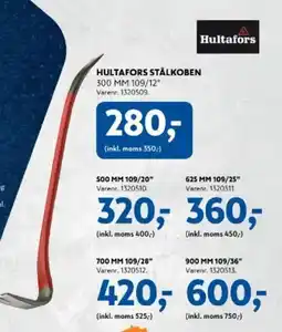 Davidsen HULTAFORS STÅLKOBEN tilbud