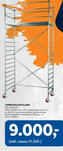 Davidsen JUMBO RULLESTILLADS tilbud