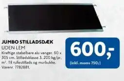 Davidsen JUMBO STILLADSDÆK UDEN LEM tilbud