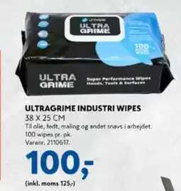 Davidsen ULTRAGRIME INDUSTRI WIPES tilbud