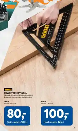 Davidsen DEWALT SPEEDVINKEL tilbud