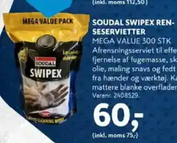 Soudal swipex ren- seservietter