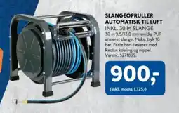 Davidsen SLANGEOPRULLER AUTOMATISK TIL LUFT tilbud