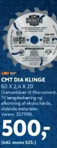 Davidsen CMT DIA KLINGE tilbud