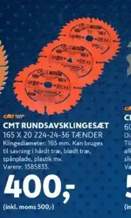 Davidsen CMT RUNDSAVSKLINGESÆT tilbud