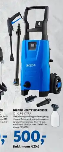 NILFISK HØJTRYKSRENSER C 110.7-5 X-TRA