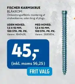 Davidsen FISCHER KARMSKRUE BLÅKROM tilbud