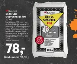 Skalflex gulvspartel fin