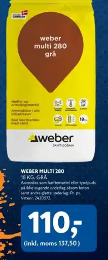 Davidsen WEBER MULTI 280 tilbud