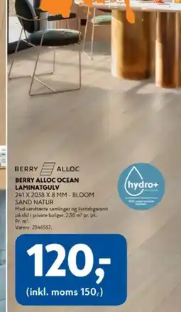 Davidsen Berry alloc ocean laminatgulv tilbud