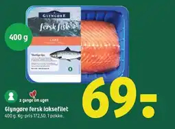 Coop 365 Glyngøre fersk laksefilet tilbud