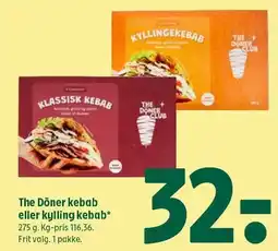 Coop 365 The Döner kebab eller kylling kebab tilbud