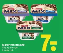 Coop 365 Yoghurt med topping tilbud