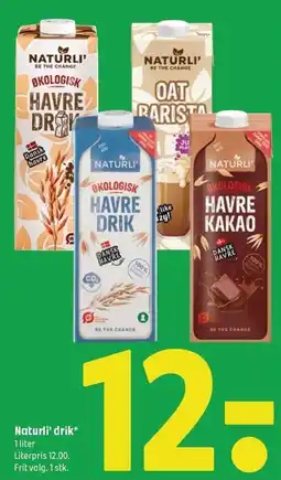 Coop 365 Naturli' drik tilbud