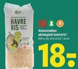 Coop 365 Valsemøllen økologisk havreris tilbud