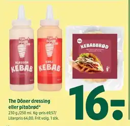 Coop 365 The Döner dressing eller pitabrød tilbud