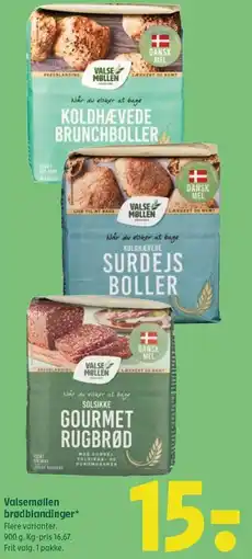 Coop 365 Valsemøllen brødblandinger tilbud