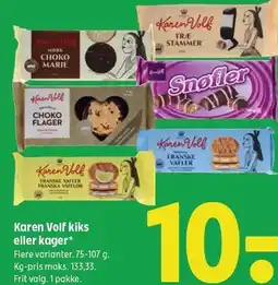 Coop 365 Karen Volf kiks eller kager tilbud