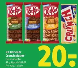 Coop 365 Kit Kat eller Crunch plader tilbud