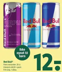 Coop 365 Red Bull tilbud