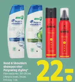 Coop 365 Head & Shoulders shampoo eller Polyswing styling tilbud