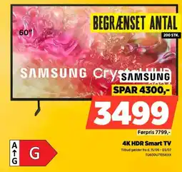 Power SAMSUNG 4K HDR Smart TV tilbud
