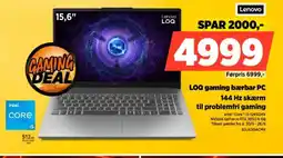Power LENOV LOQ gaming bærbar PC tilbud