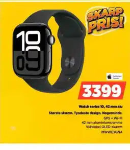Power Watch series 10, 42 mm alu tilbud