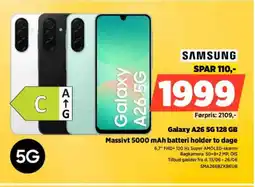 Power SAMSUNG Galaxy A26 5G 128 GB tilbud