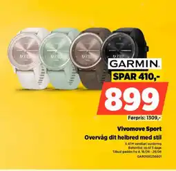 Power GARMIN Vivomove Sport tilbud