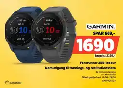 Power GARMIN Forerunner 255-løbeur tilbud