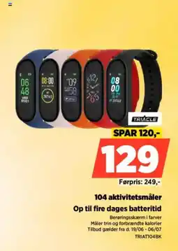 Power 104 aktivitetsmåler tilbud